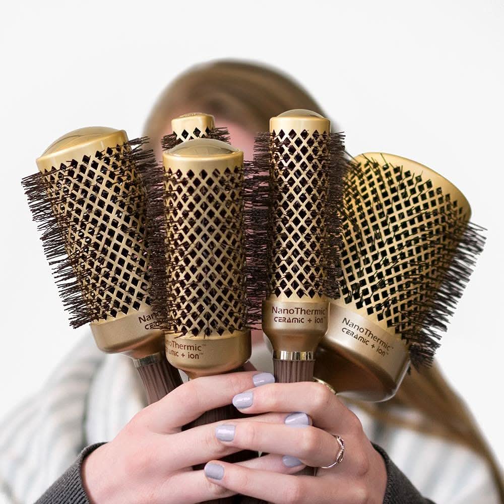 1" NanoThermic Ceramic + Ion Professional Round Hair Brush