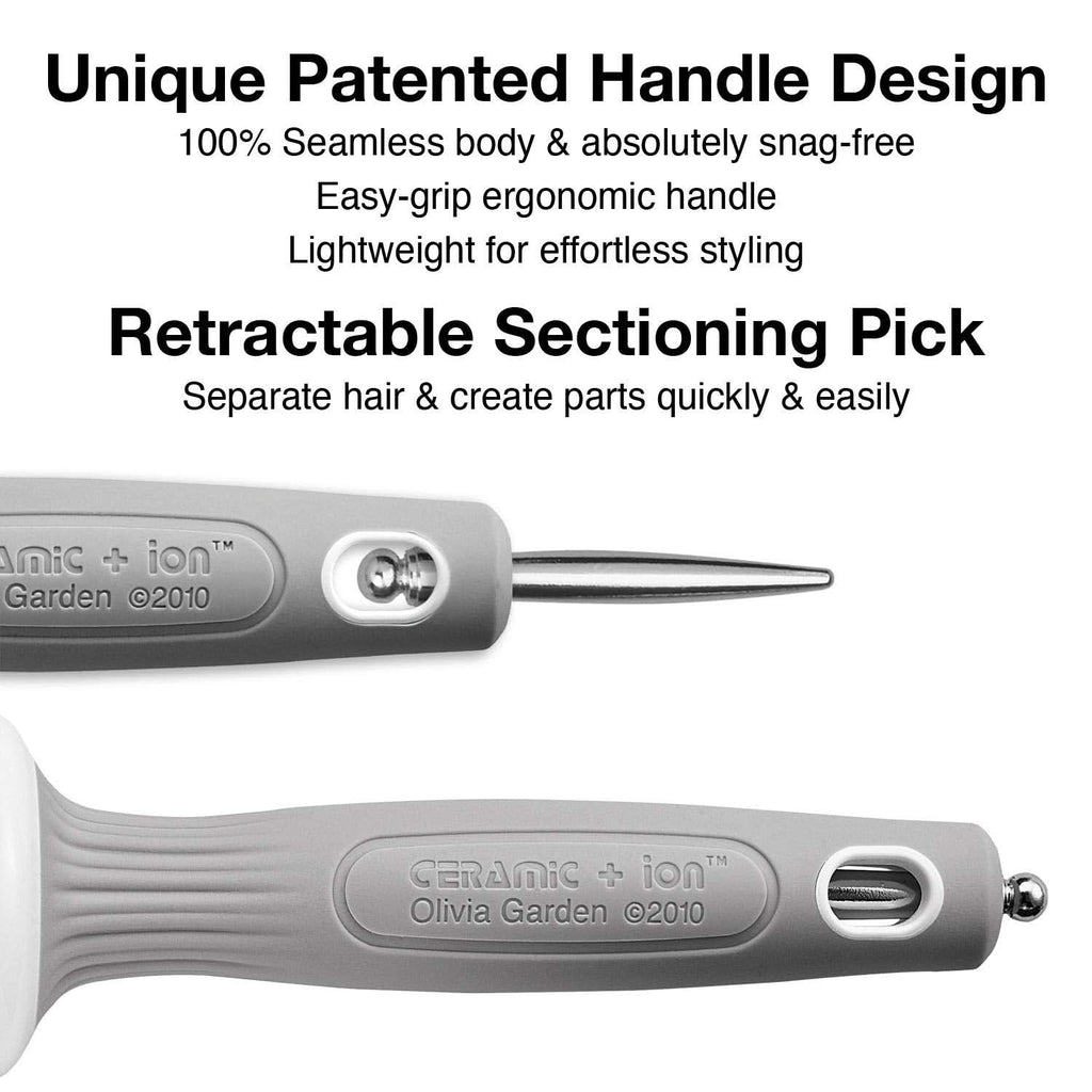 Ceramic + Ion Speed XL 3 1/2 Inch Extra-Long Barrel Hair Brush