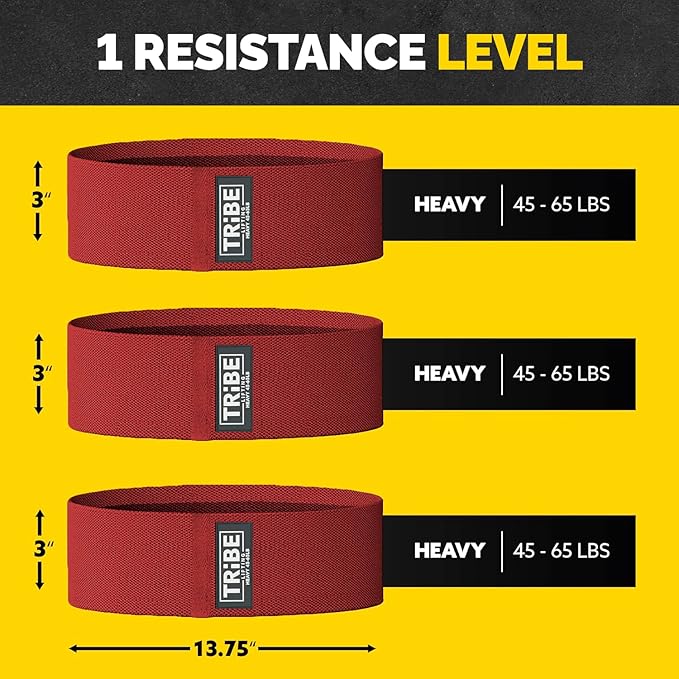 Fabric Resistance Bands for Legs - Workout Bands Resistance Bands for Men and Women - Booty Bands for Working Out - Exercise Bands Resistance Bands Set - Elastic Bands for Exercise