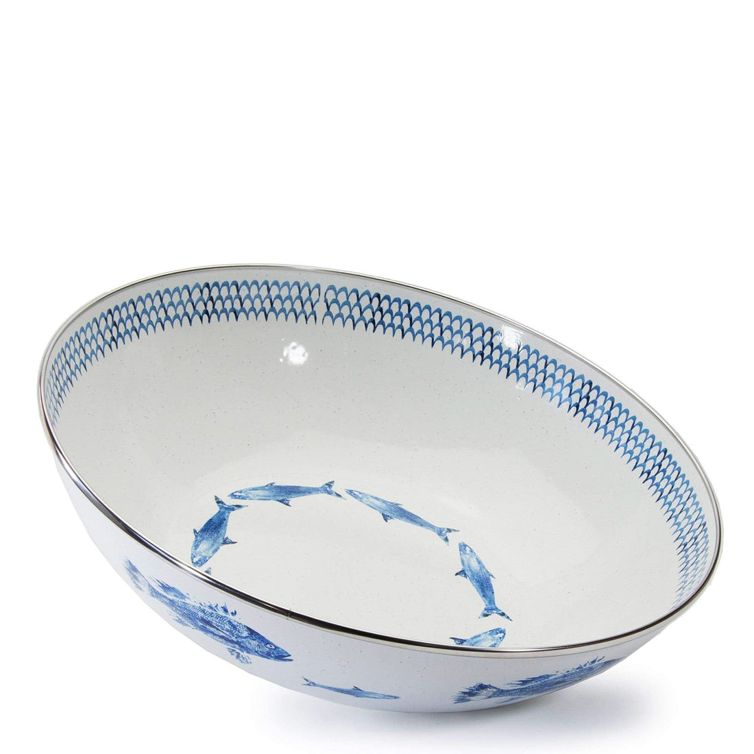 Vibrant Enamelware Catering Bowl for Elegant Serving