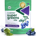 Best Tasting Super Greens Powder with 40+ Superfoods – Delicious Daily Green Powder with Vitamin B12, Zinc, Vitamin C, Magnesium & Calcium – Green Juice Superfood Mix - Blueberry Acai Flavor