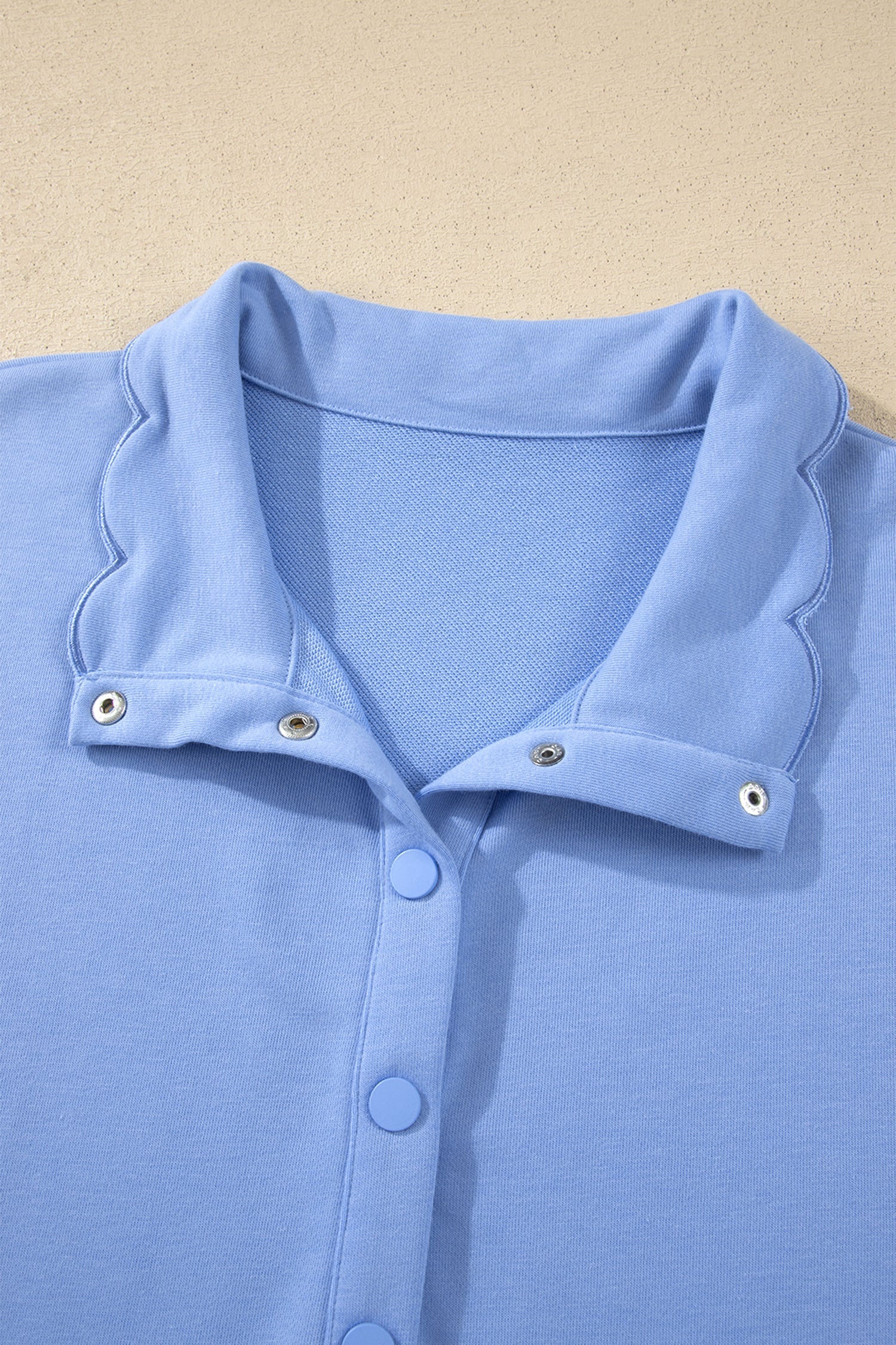 Zaylee Hem Pullover Mini Dress in Light Blue, Sporty Casual