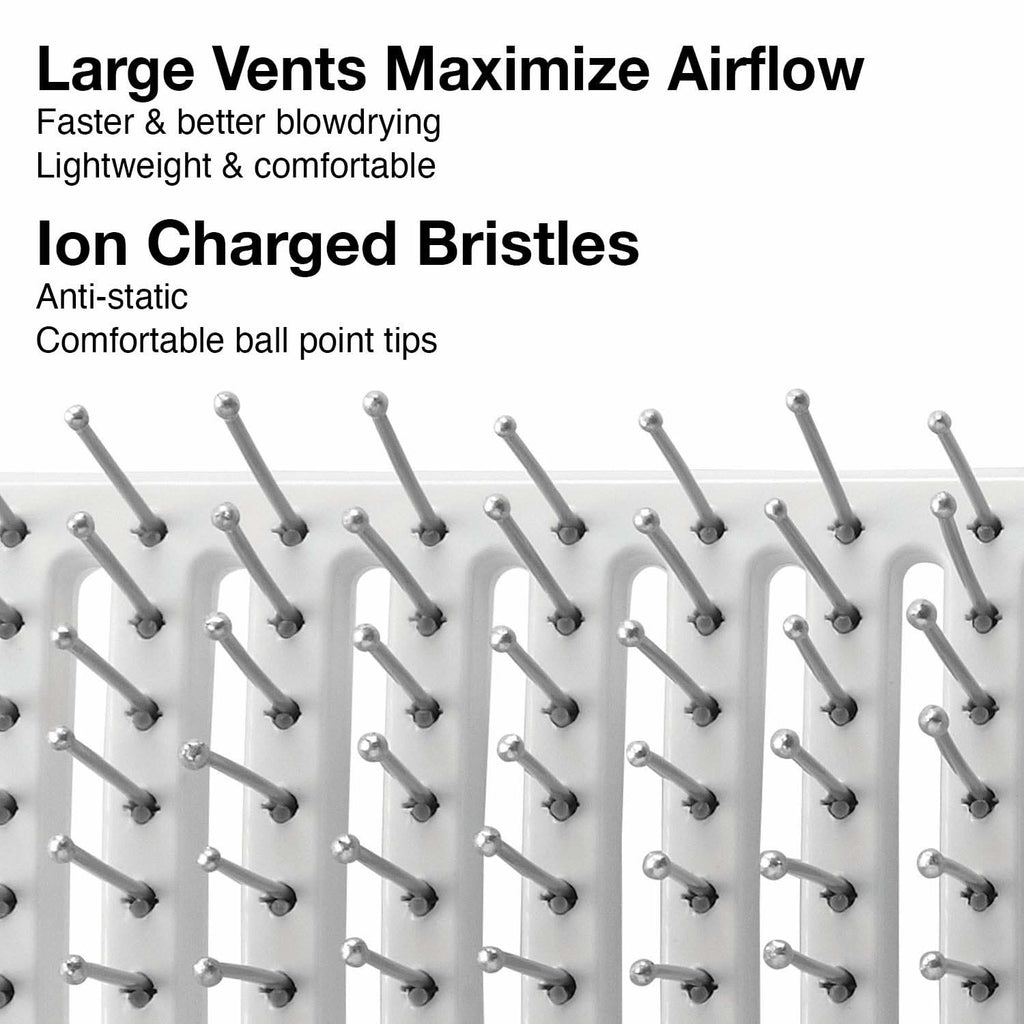 Ceramic + Ion XL Pro Hair Brush with Anti-Static Bristles