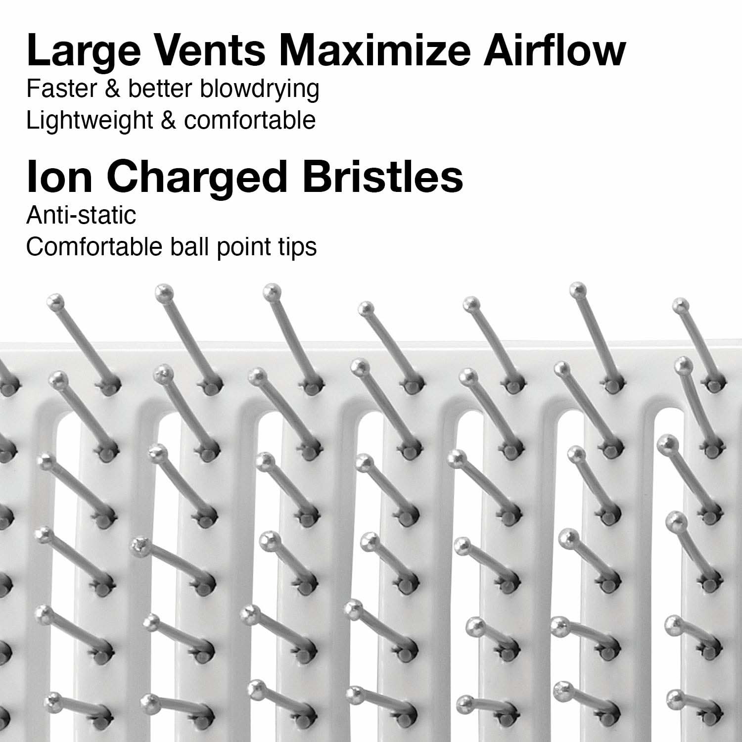 Ceramic + Ion XL Pro Hair Brush with Anti-Static Bristles
