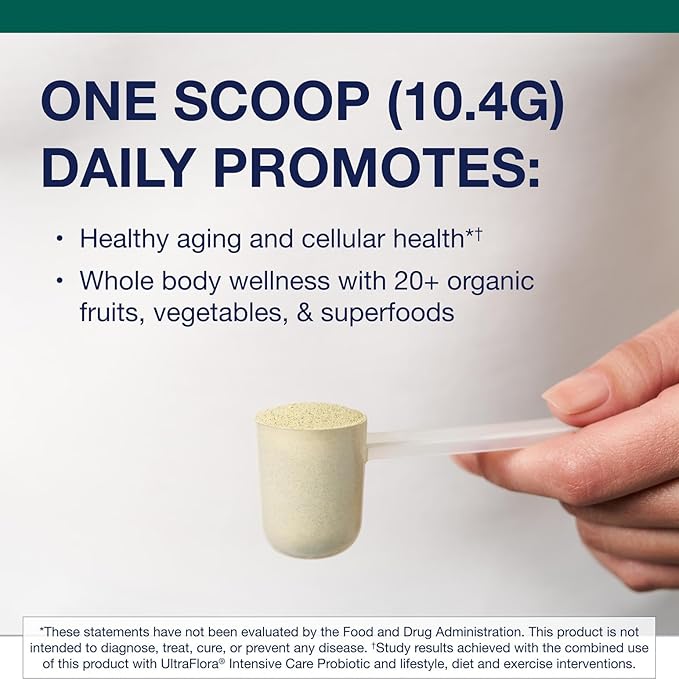 Metagenics PhytoMulti Superfoods - Organic Fruit & Vegetable Superfood Powder Blend - for Overall Wellness & Immune System Support - Tropical Fruit Flavor - 29 Servings - 10.58 Oz