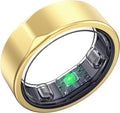 Smart Ring for Women & Men-Size First Before You Buy, No APP Subscription,7-10 Days of Use,Sleep|Activity|Stress|Heart Rate Tracker, Compatible with iOS and Android (Rose Gold, 9)