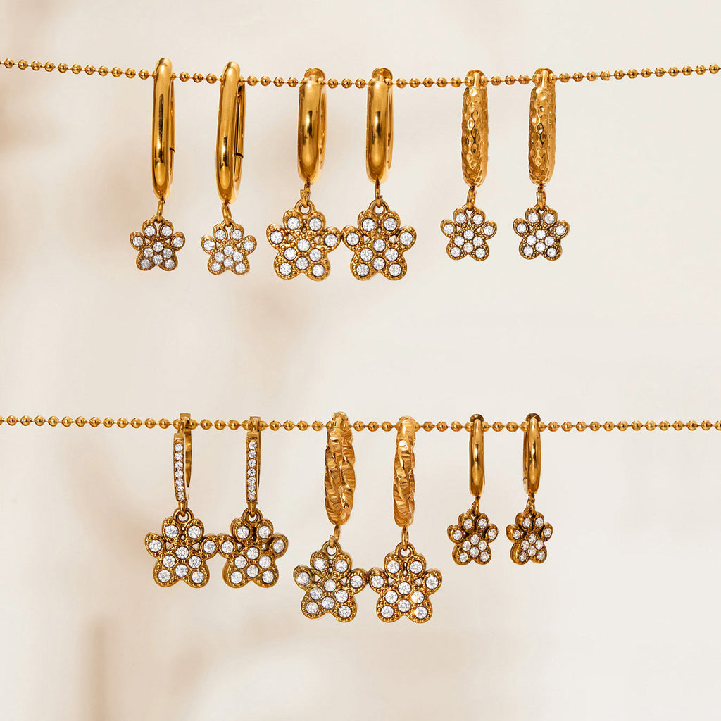 Exquisite And Dainty Bear-claw Pendant Earrings