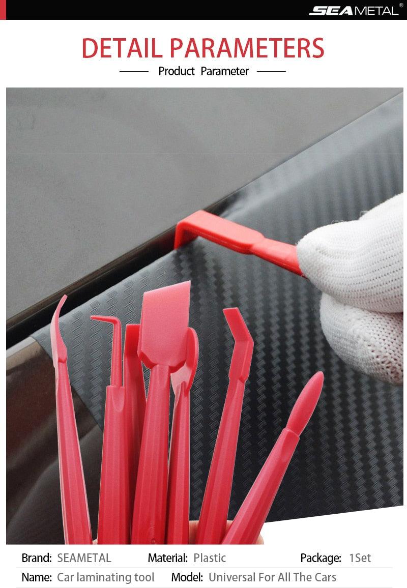Professional Vinyl Wrap Application Tool Kit - 13-Piece Squeegee Set