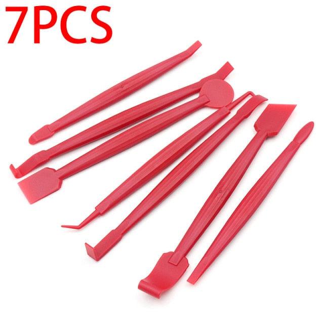 Professional Vinyl Wrap Application Tool Kit - 13-Piece Squeegee Set