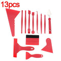 Professional Vinyl Wrap Application Tool Kit - 13-Piece Squeegee Set