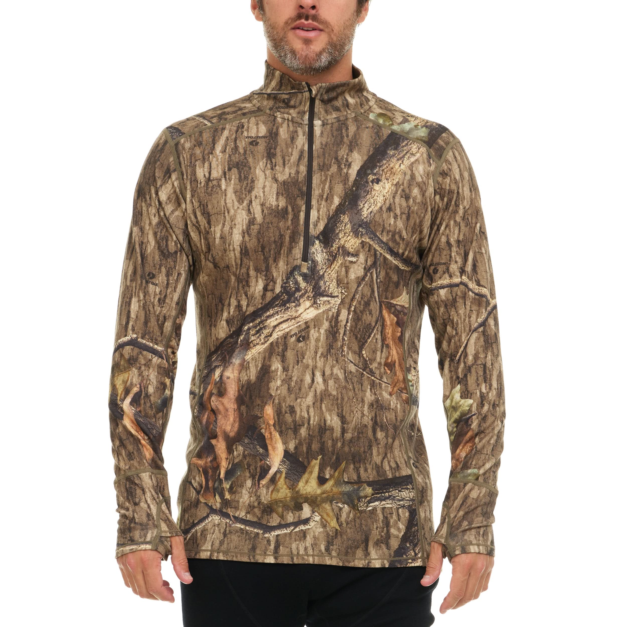 Men's Midweight Merino Wool 1/4 Zip Pullover - Grey, Green, Orange