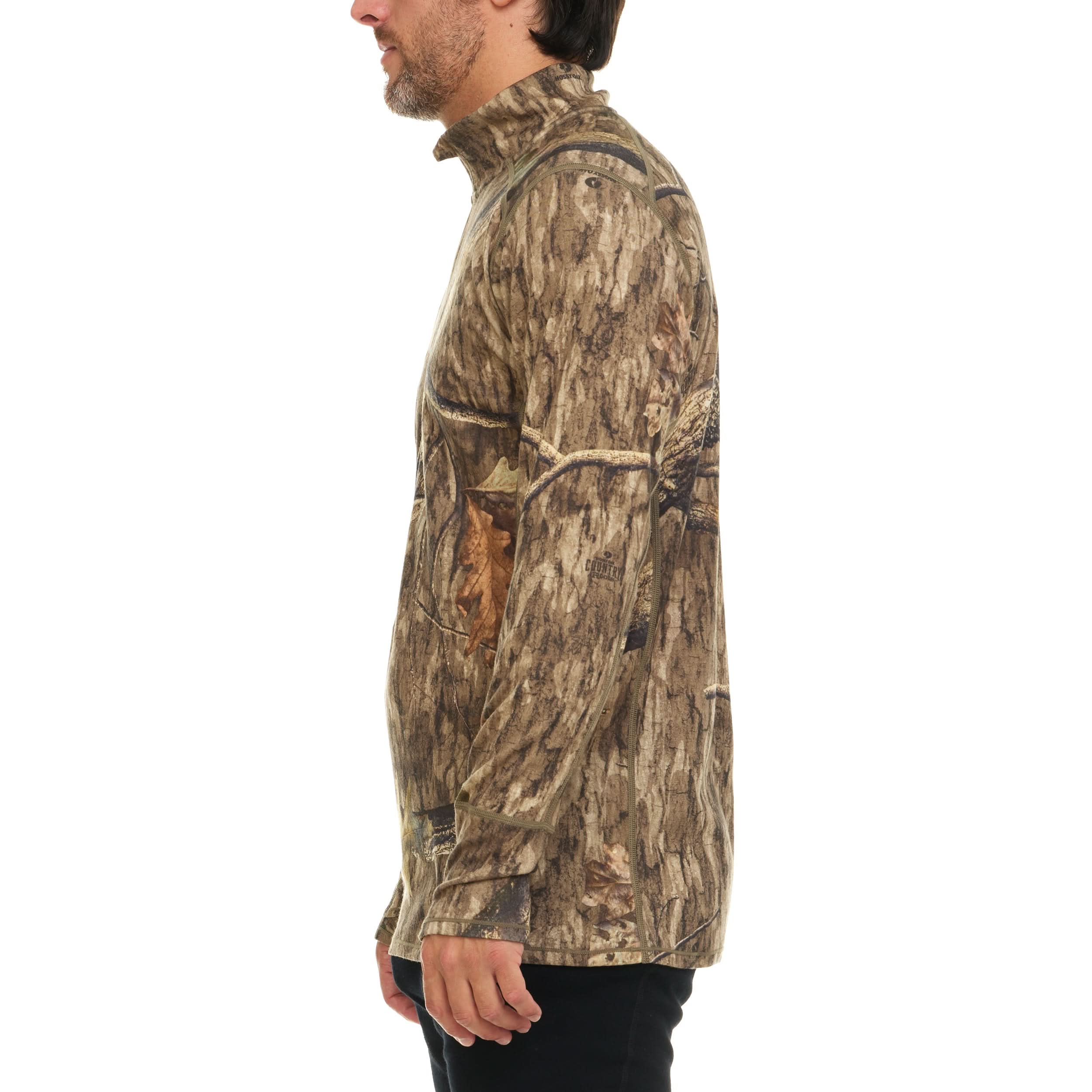 Men's Midweight Merino Wool 1/4 Zip Pullover - Grey, Green, Orange