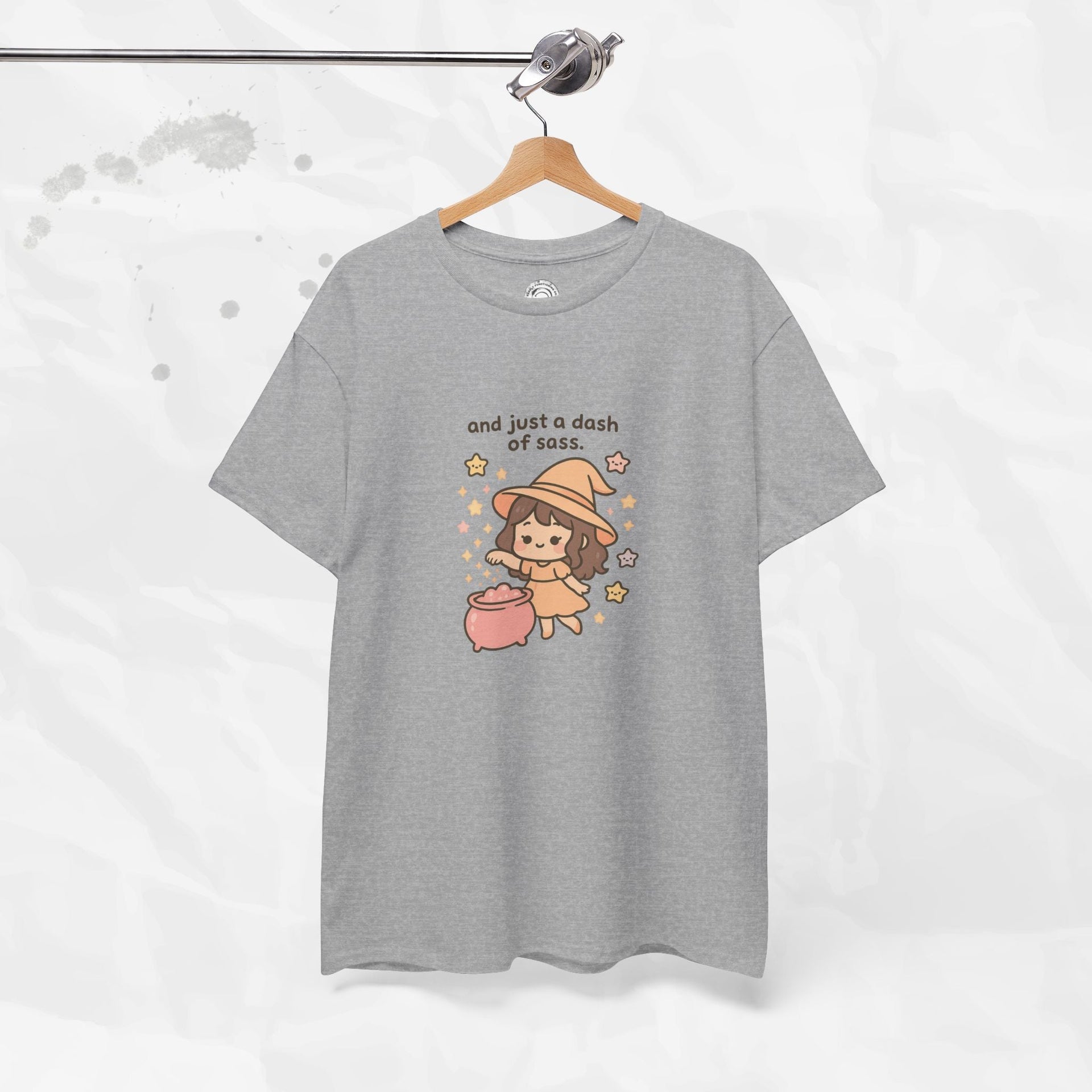 And Just a Dash of Sass Graphic Tee in Soft Pink and Grey - Image 8
