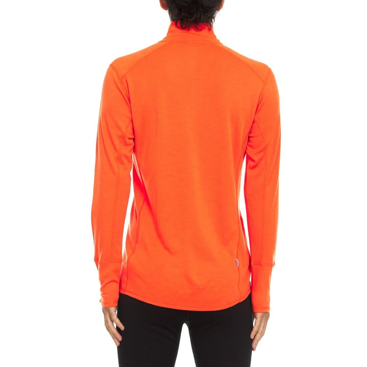Men's Midweight Merino Wool 1/4 Zip Pullover - Grey, Green, Orange