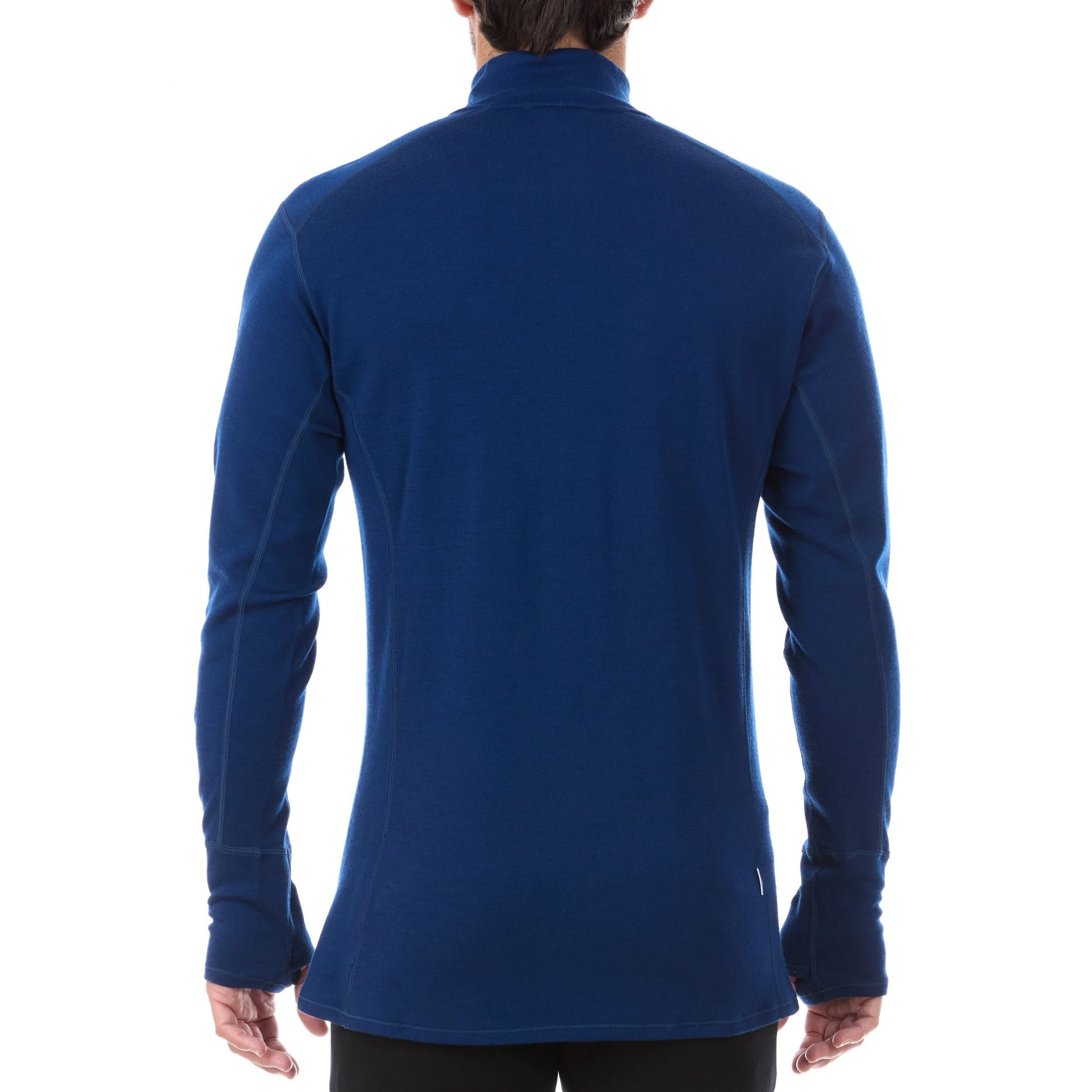 Men's Midweight Merino Wool 1/4 Zip Pullover - Grey, Green, Orange