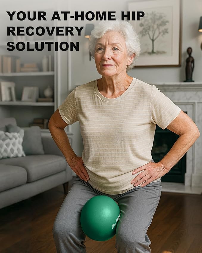 Trideer Exercise Balls Physical Therapy, 9 Inch Pilates Ball Between Knees for Physical Therapy, Mini Exercise Ball - Yoga Ball, Small Workout Balls for Core Strength and Back Support