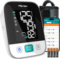 Blood Pressure Monitor Home Use, Blood Pressure Cuff Digital Arm, Blood Pressure Monitor Automatic Cuff 8.7-16.5" Bluetooth App Tracking Irregular Heartbeat Monitoring FSA/HSA Eligible White