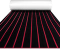 FOCEAN Boat Flooring EVA Foam Boat Decking Faux Teak Marine Flooring Boat Mat Boat Carpet Sheet for Motorboat RV Yacht Kayak Surfboard, 94.5"x 47.2"/35.4"/23.6"/15.7"