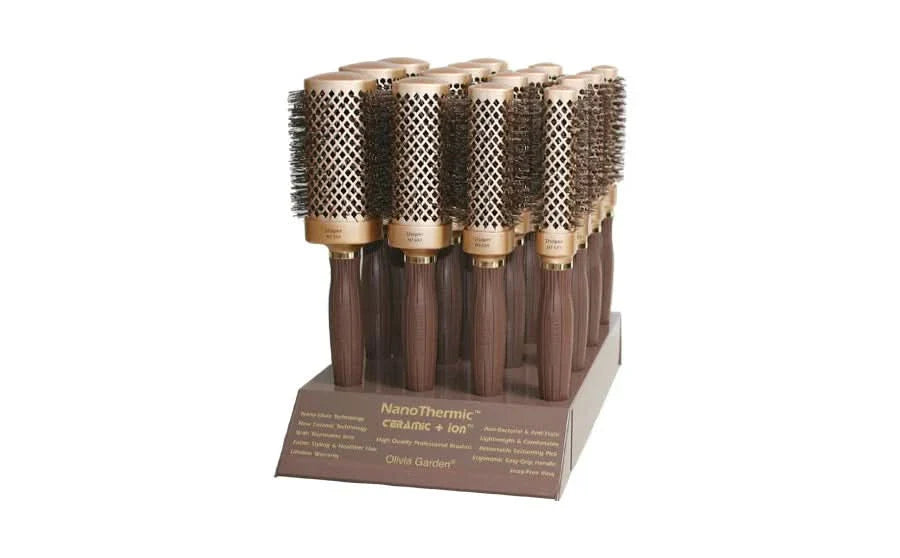 NanoThermic Ceramic + Ion Square Shaper Hairbrush NT-S20 (1 inch)