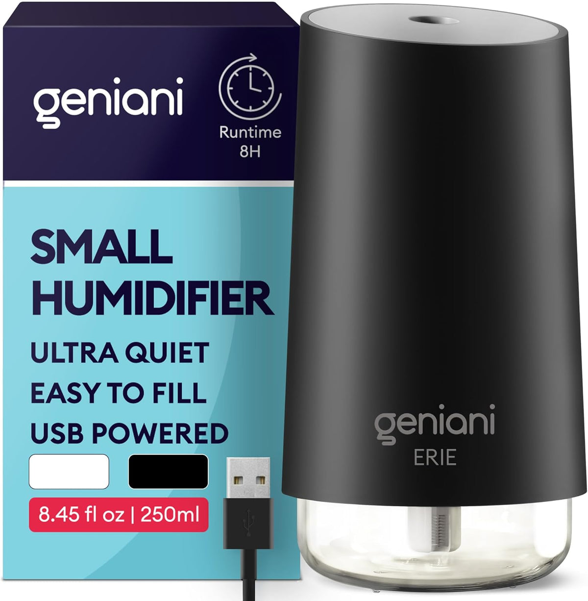Humidifier Erie 250ML, Black