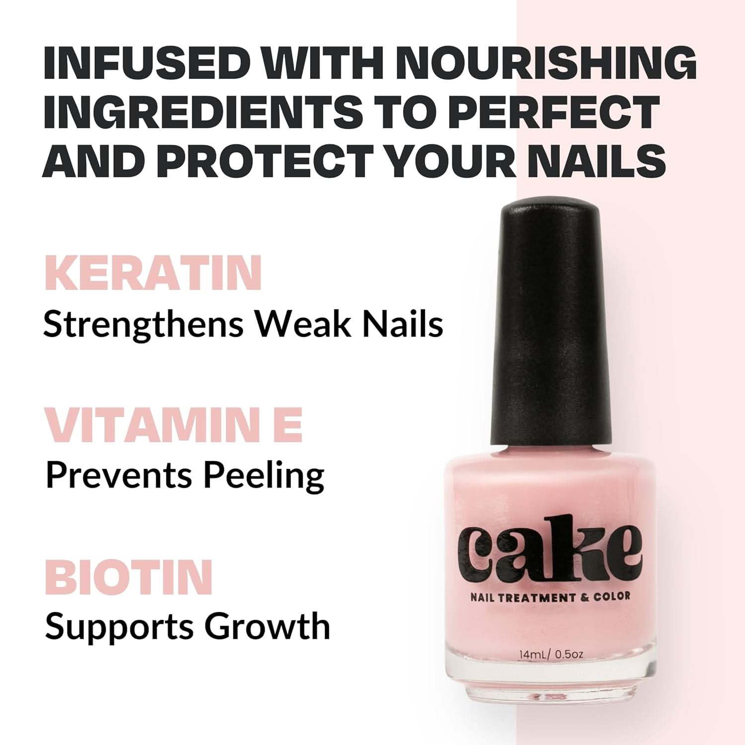 Fill Me Up Ridge Filler & Nail Strengthener with Keratin 0.5 oz