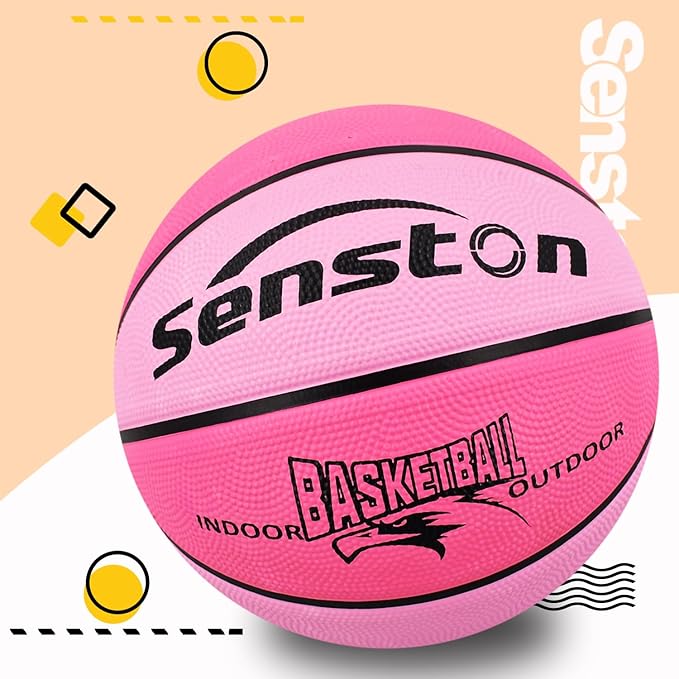 Senston Kids Basketball Balls Size 3/5/7 Basketballs Indoor Outdoor 27.5/29.5 inch Basketball Gifts for Kids/Girls/Boys