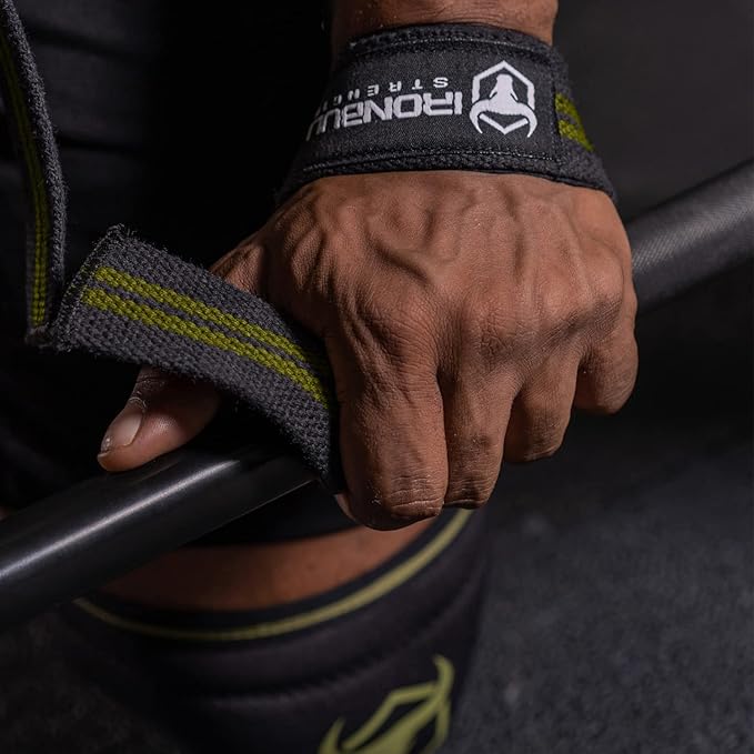 Lifting Wrist Straps for Weightlifting (1 Pair) – Padded Lifting Straps for Deadlifts, Powerlifting, Strength Training & Bodybuilding – Gym Straps for Men & Women