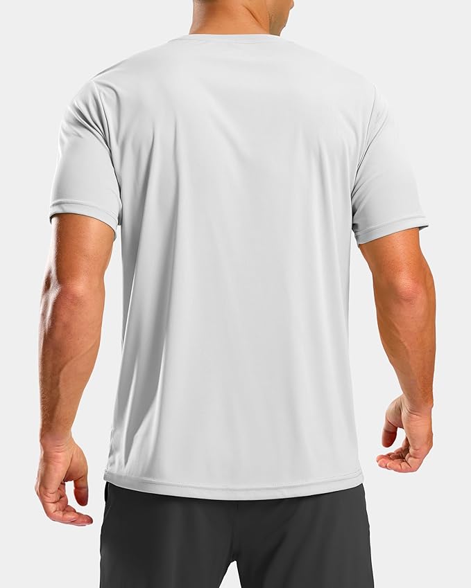 Men's Breathable Athletic Gym Shirt for Running and Training