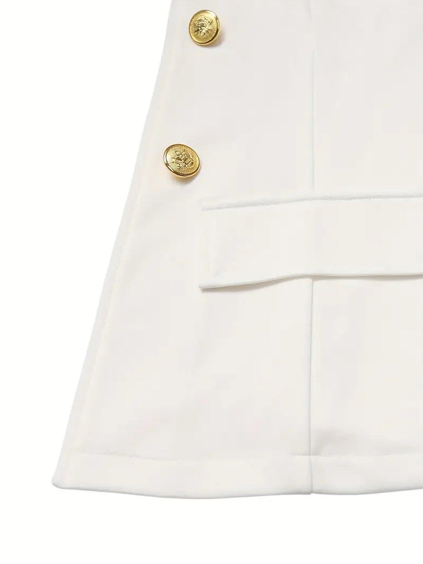 Women’s Double-Breasted Blazer and Slim Trousers Set - Image 3