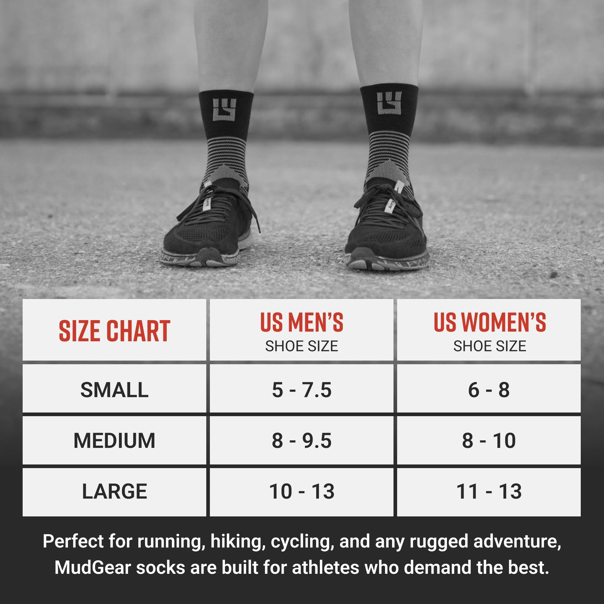 MudGear Hybrid Training Sock (BLUE)