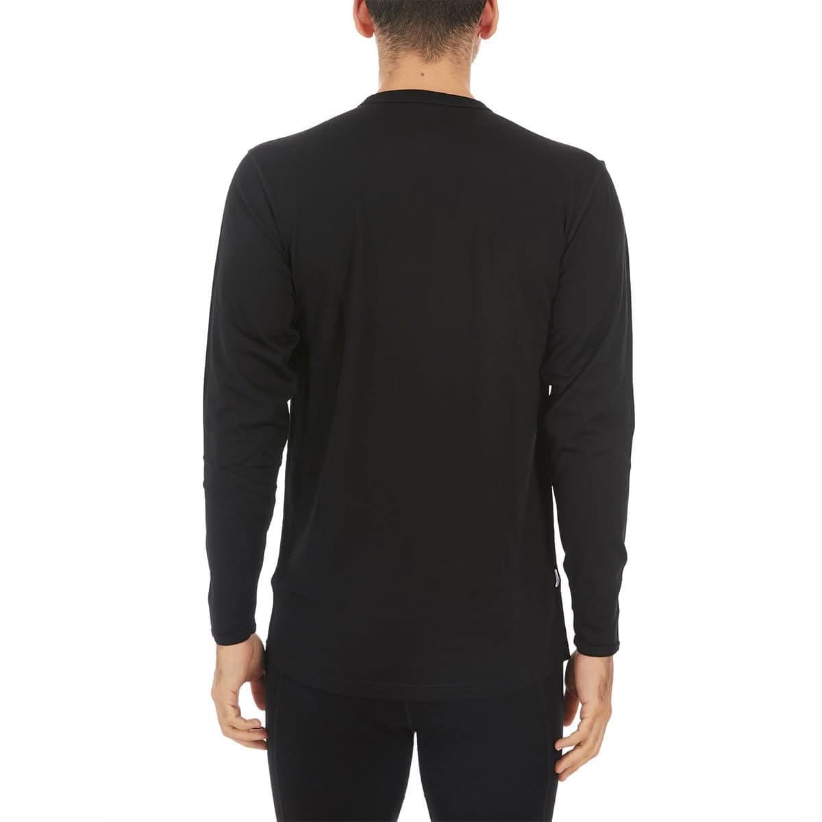 Men's Lightweight 100% Merino Wool Crew Neck Long Sleeve Shirt