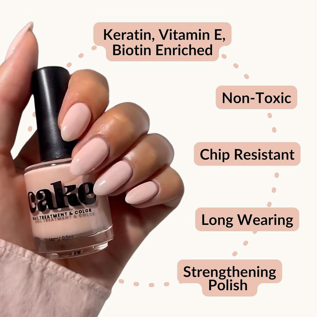 Amazing Grace Nail Strengthening Polish - Soft Pink Chip-Resistant