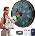 Music Boxing Machine, 2025 Upgrade Boxing Music Workout Machine for Adults Women Kids, Smart Bluetooth Boxing Music Trainer, Wall Mounted Musical Punching Pad, Boxing Machine with Gloves and Headband