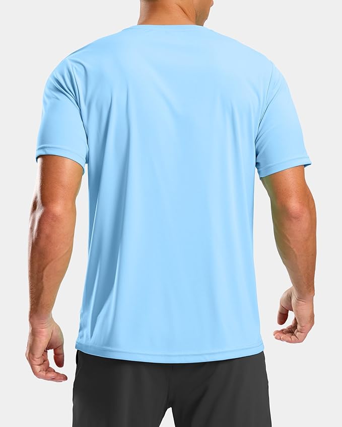 Men's Quick-Dry Athletic Short Sleeve Running & Workout Gym Shirt