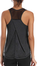 Aeuui Womens Workout Tops for Women Racerback Tank Tops Mesh Yoga Shirts Athletic Running Tank Tops Sleeveless Gym Clothes