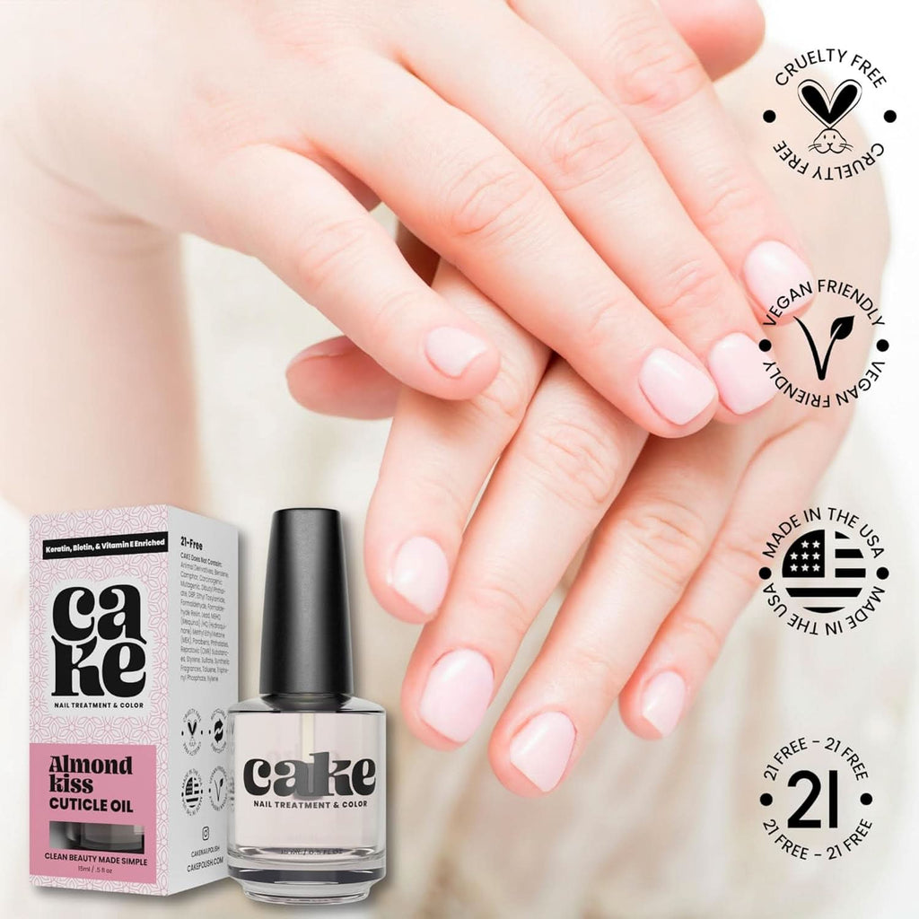 Almond Kiss Cuticle Oil with Keratin, Biotin & Vitamin E 0.5 oz