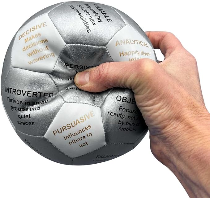 Trainers Warehouse 6" Thumball Collection, 32 Prompts for Conversation, Team Building, Relationship and Training