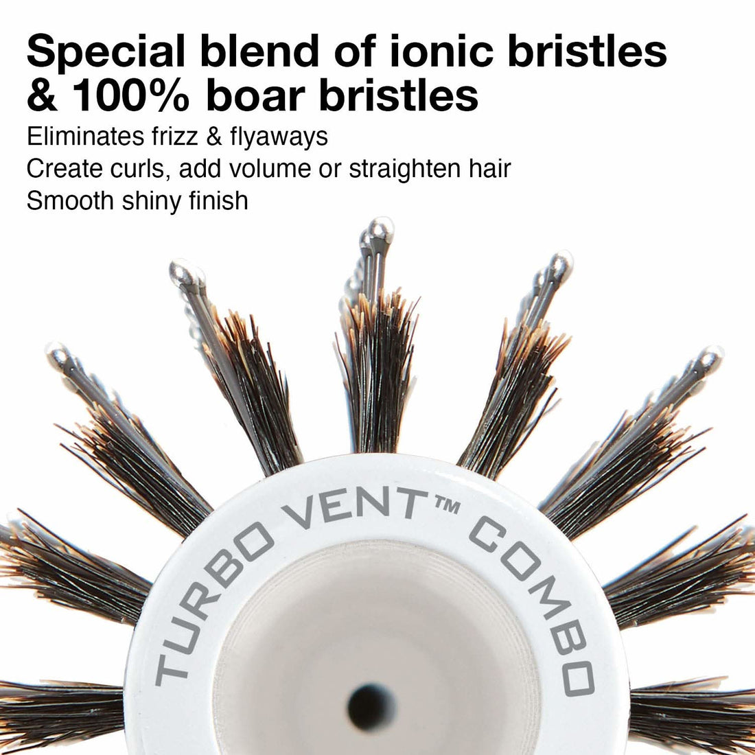 Turbo Vent Ceramic Ion Combo Hair Brush 2 1/2-inch