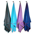Flow Hydro Sport Towel - Quick Dry Swimming Towels in Microfiber for Swim, Pool, Triathlon, and Other Water Sports in Medium, Extra Large, and Hooded Sizes (Pink, X-Large (72" x 40"))