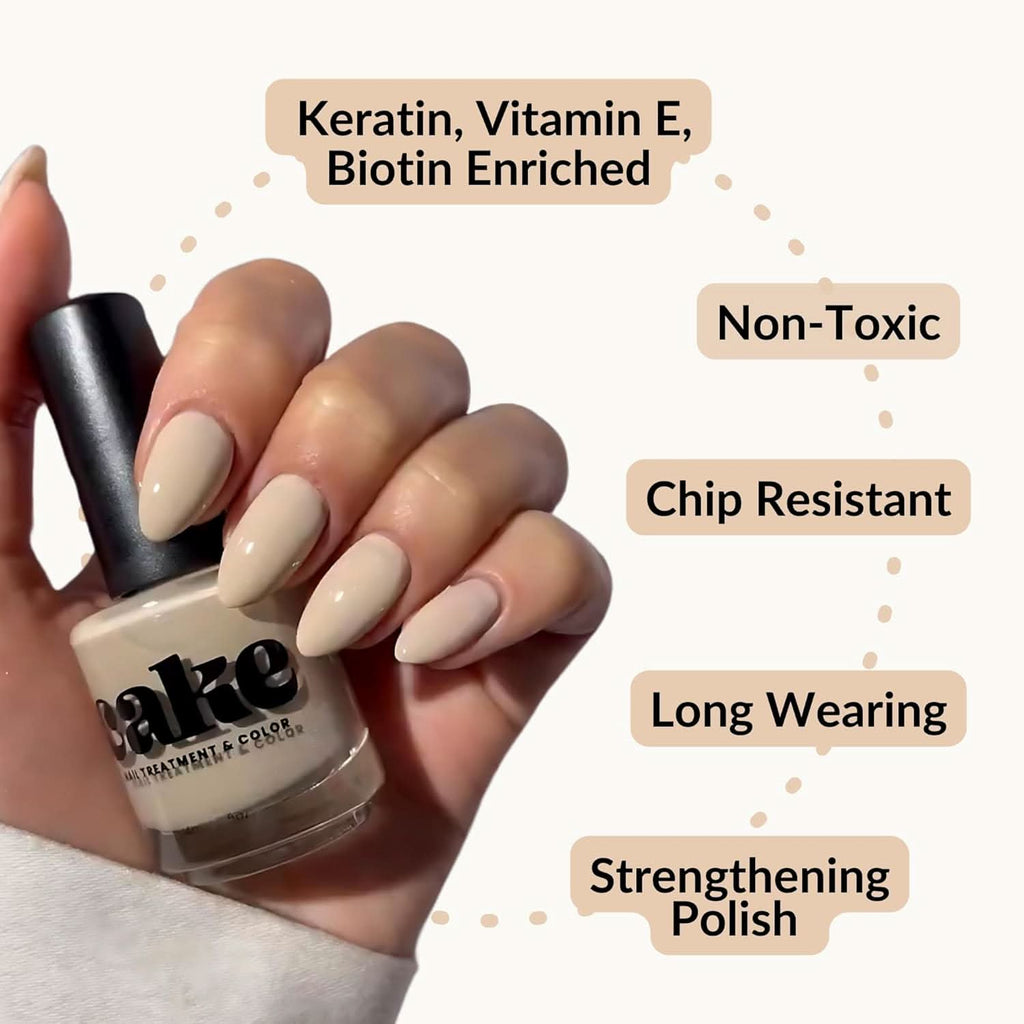 See You Latte Nail Strengthening Polish - Creamy Off-White 21-Free
