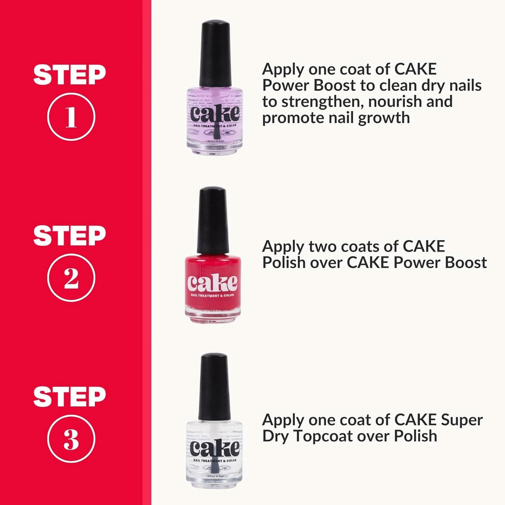 Sassy Senorita Red Nail Strengthening Polish - Non-Toxic & Vegan