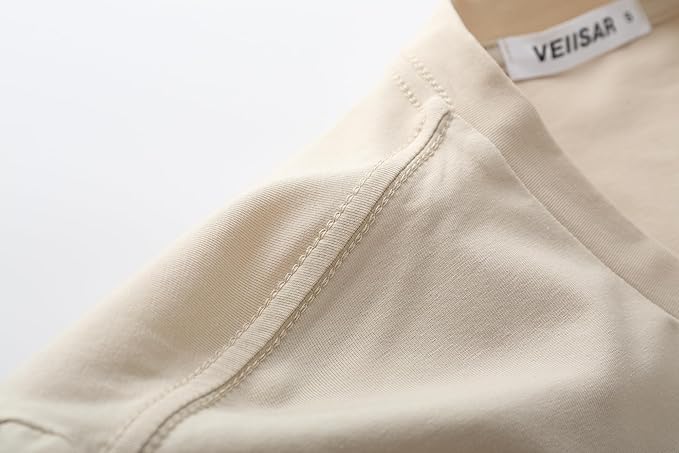 Men’s Modern Fitted V-Neck T-Shirt Premium Comfort Undershirt