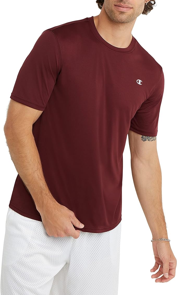 Champion Men's T-shirt, Sport Tee, Moisture Wicking, Anti Odor, Athletic T-shirt for Men (Reg. Or Big & Tall)