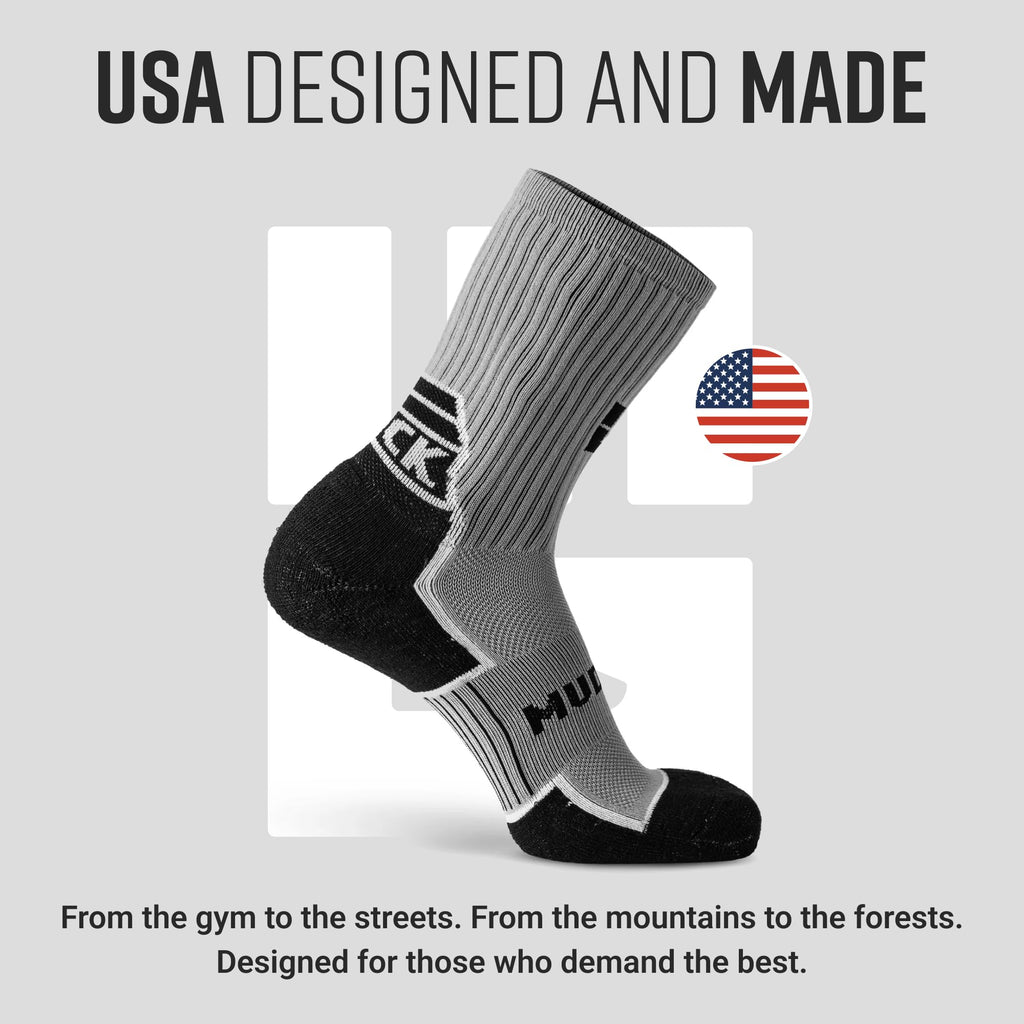 MudGear Ruck Sock (Gray/Black)