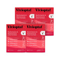 Vivioptal Active multivitamin blister packs, a 1-year supply of German formula supplement with Ginseng and Omega-3.