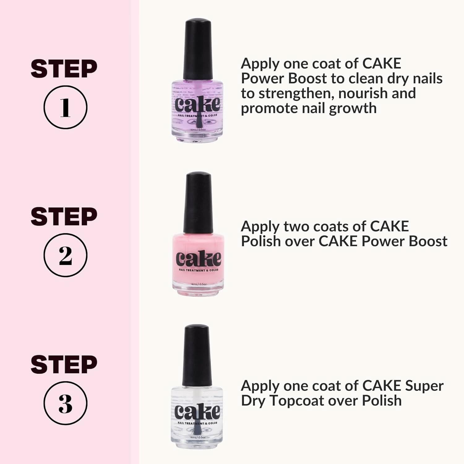 Love Shack Nail Strengthening Polish - Baby Pink Non-Toxic Formula