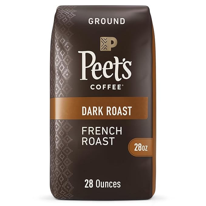 Peet's Coffee, Dark Roast Ground Coffee - French Roast 28 Ounce Bag