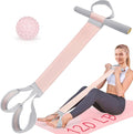 Fabric Resistance Band with Handles, 120lb Full-Body Excercise Band, Non-Slip Elastic Bands for Strength Muscle Training, Stretch Band Workout Equipment for Leg Arm Chest Core Wrist Ankle
