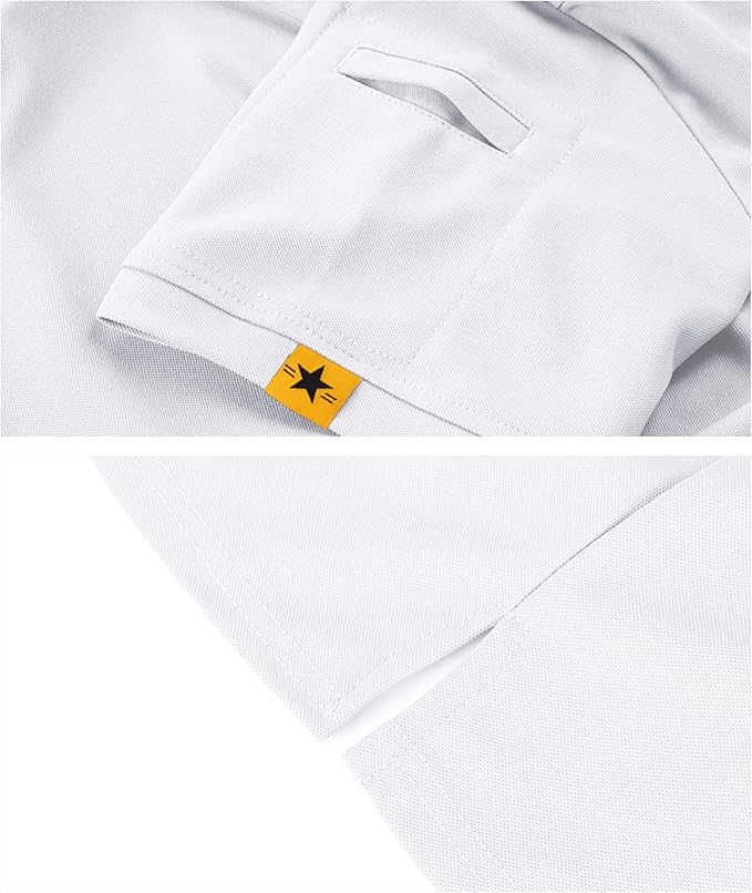 Performance Short Sleeve Tactical Golf Polo Shirt for Men