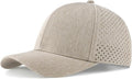 VOBOOM Men Snapback Trucker Hat, Baseball Cap for Breathable Side Laser Cut Holes